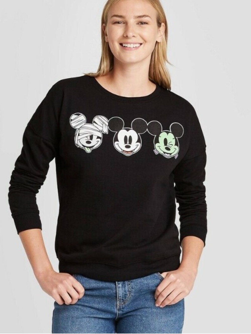 Disney Mickey Mouse Mummy Dracula Frankenstein Sweater